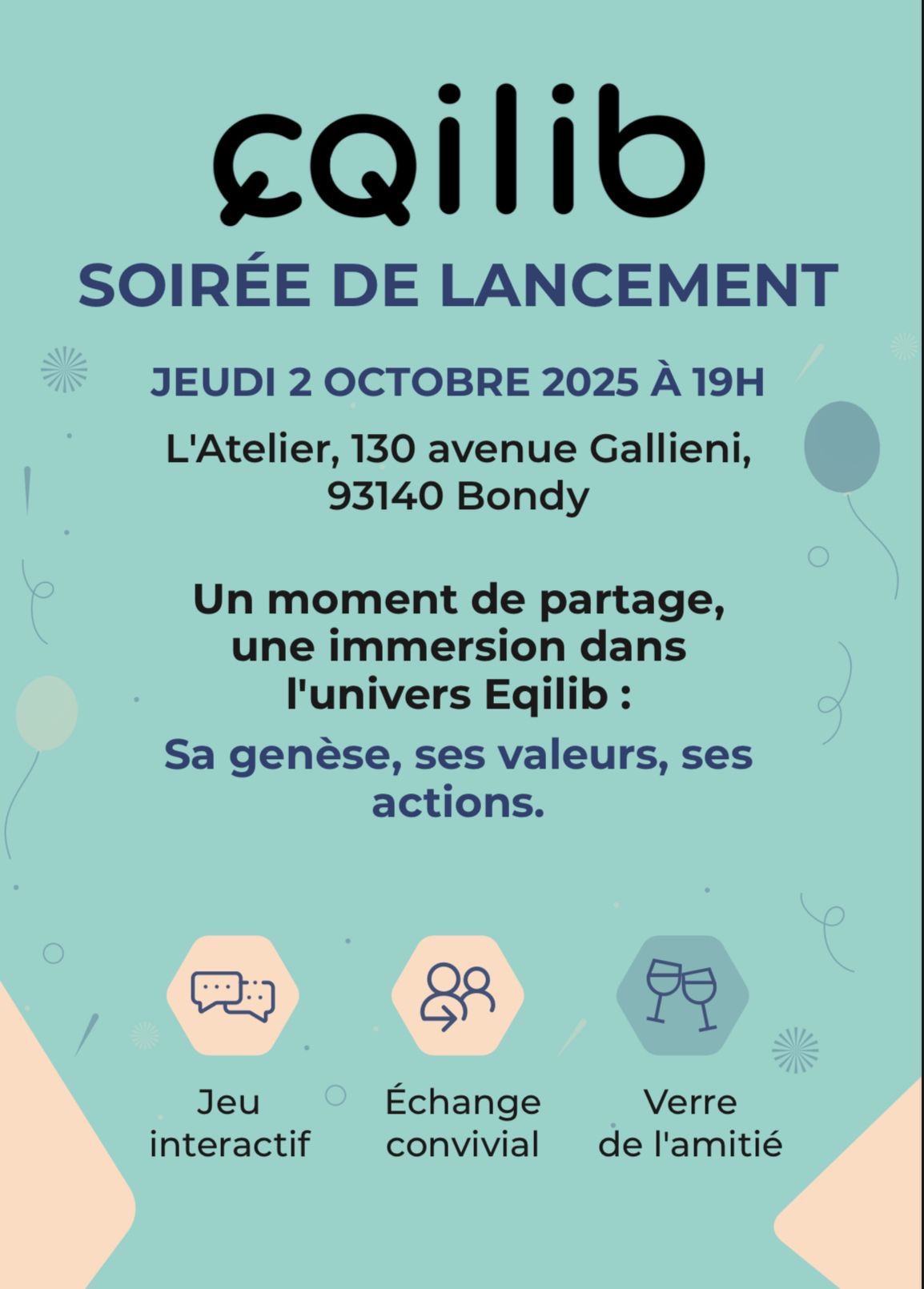 soiree de lancement eqilib